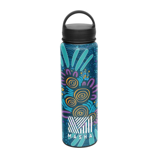 800mL Vacuum Carry Lid Bottles Wrap Print